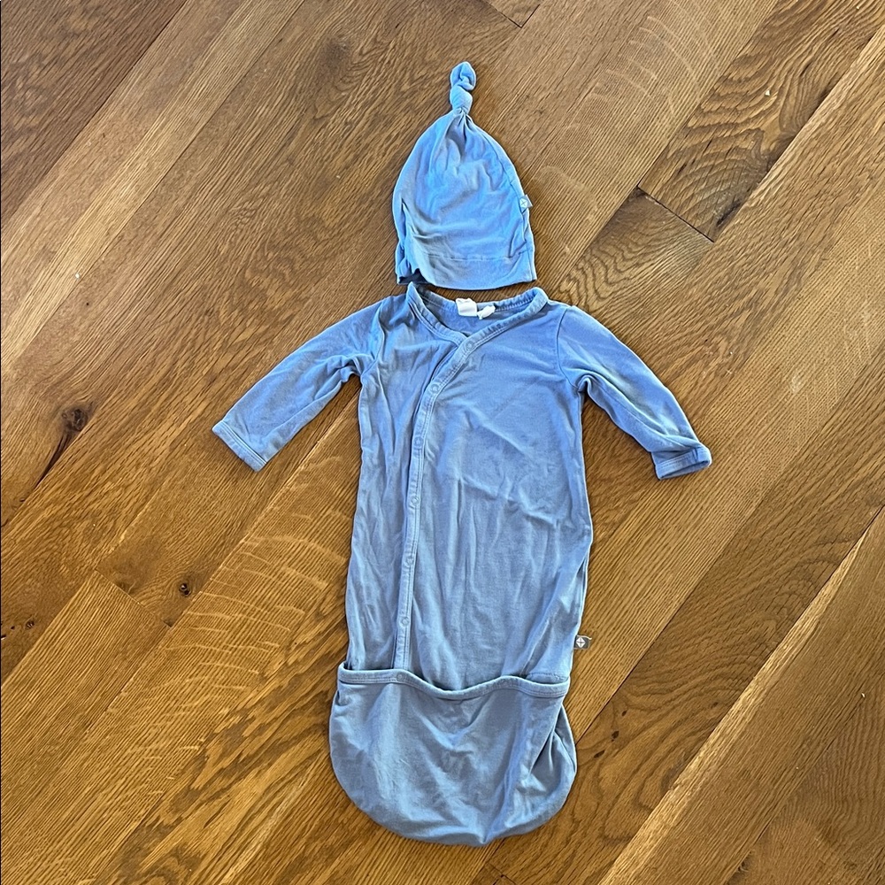 Kyte 0-3 Month Pajama Gown with Hat